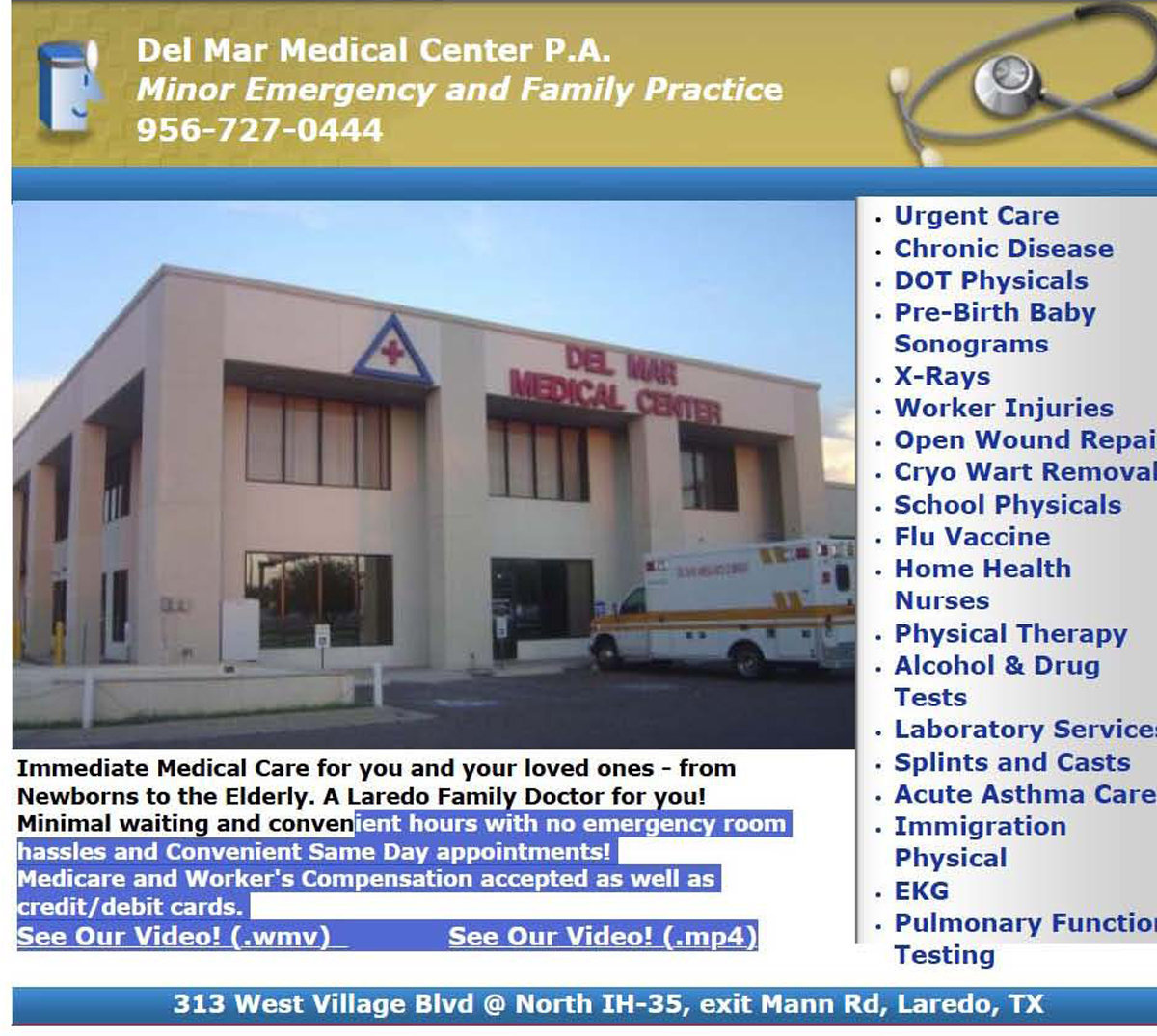 DEL MAR MEDICAL CENTER